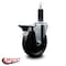 Service Caster 5'' Phenolic Swivel 1-1/8'' Expanding Stem Caster with Brake SCC-EX20S514-PHS-PLB-118 - alternate 4